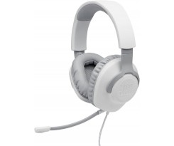 JBL Quantum 100 Beyaz Kablolu Mikrofonlu Kula...