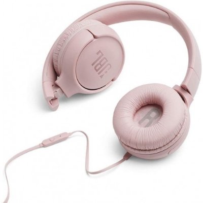 JBL T500 Kablolu Kulak Üstü Kulaklık, Pembe