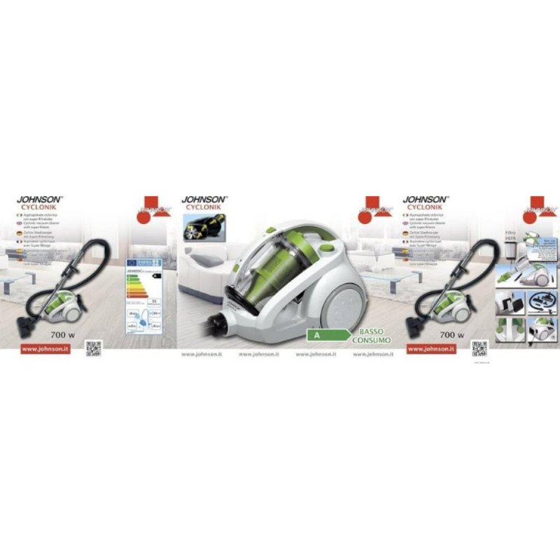 Johnson Cyclonik 700W Toz Torbasız Elektrikli Su?pu?rge