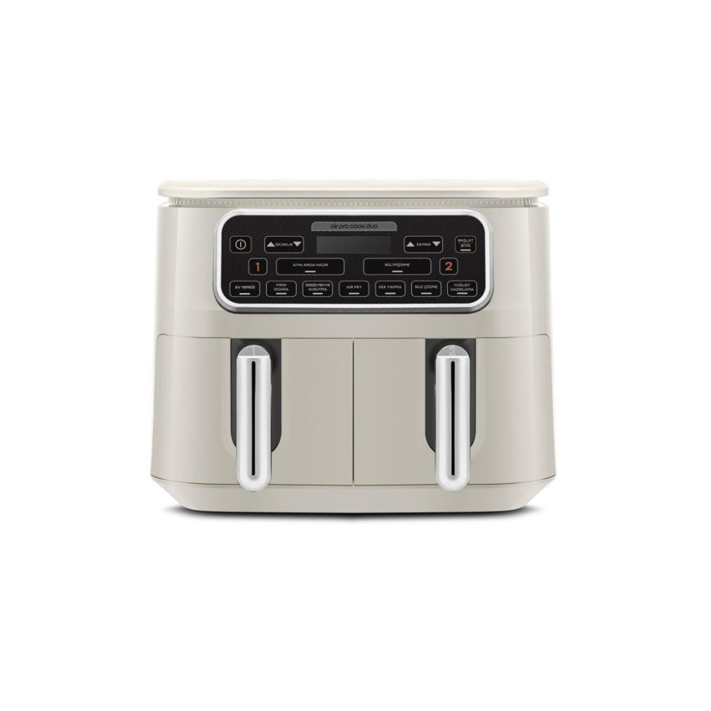 Karaca Air Pro Cook Duo Ev Yemeği XXXL 8 lt Starlight Yağsız Fritöz 