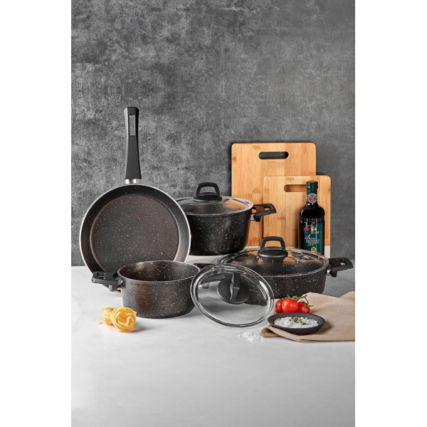 Karaca Bio Granit Blackgold New 7 Parça Teşhir