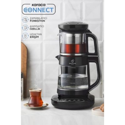 Karaca Çaysever Robotea Connect 3in1 Cam Çay Makinesi Outlet