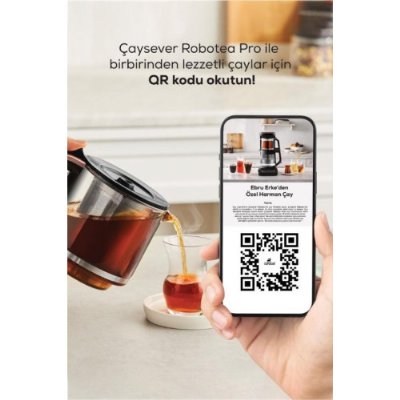 Karaca Çaysever Robotea Connect 3in1 Cam Çay Makinesi Outlet
