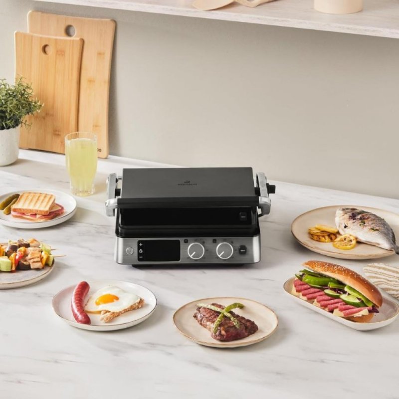 Karaca Compact Steel Sear and Grill Inox 2008 2000 W Izgara ve Tost Makinesi Teşhir