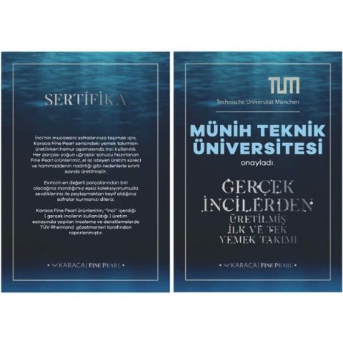 Karaca Fine Pearl Midnight 26 Parça 6 Kişilik Kahvaltı Takımı Teşhir