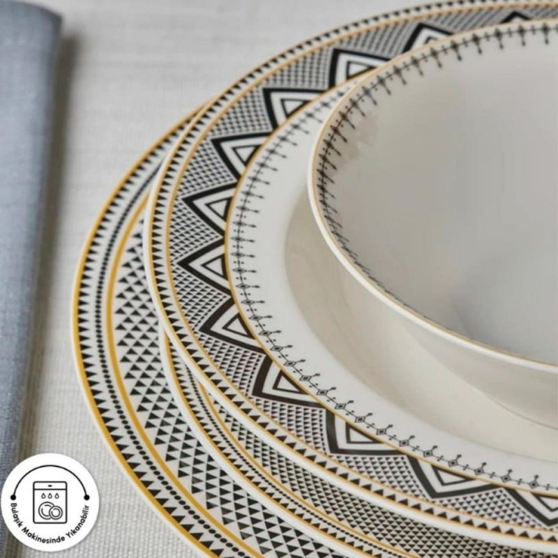 Karaca Globe 24 Parça 6 Kişilik Yemek Takımı Karaca Globe 24 Parça 6 Kişilik Yemek Takımı