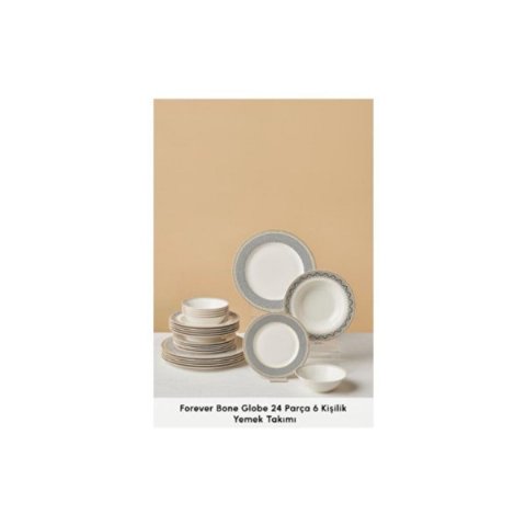 Karaca Globe 24 Parça 6 Kişilik Yemek Takımı Karaca Globe 24 Parça 6 Kişilik Yemek Takımı