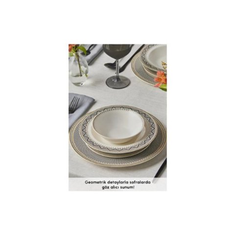 Karaca Globe 24 Parça 6 Kişilik Yemek Takımı Karaca Globe 24 Parça 6 Kişilik Yemek Takımı