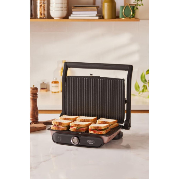 Karaca Gastro Grill Glass Premium 2400 W Rose Gold Tost Makinesi