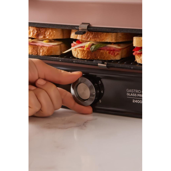 Karaca Gastro Grill Glass Premium 2400 W Rose Gold Tost Makinesi