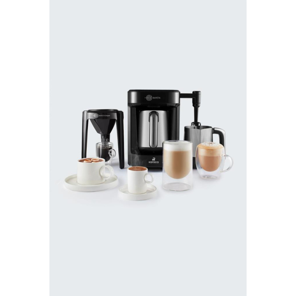 Karaca Hatır Barista Steel Galaxy Grey Cappuccino ve Türk Kahve Makinesi Teşhir