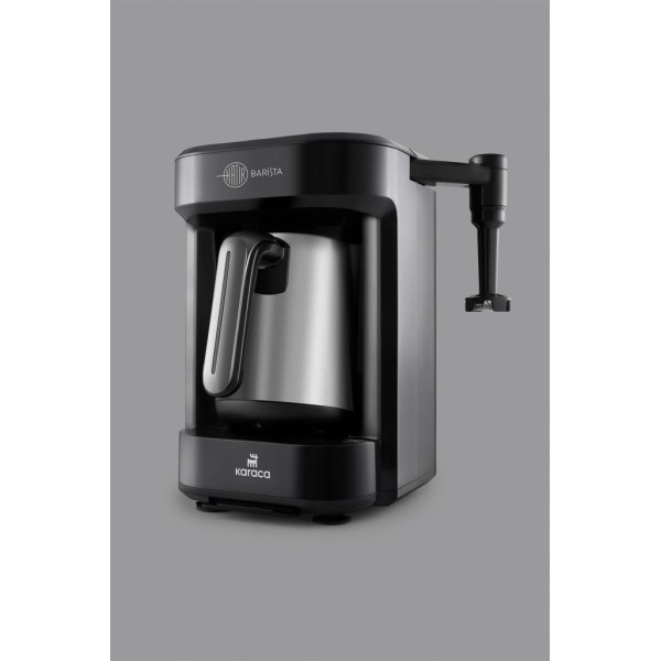 Karaca Hatır Barista Steel Galaxy Grey Cappuccino ve Türk Kahve Makinesi Teşhir