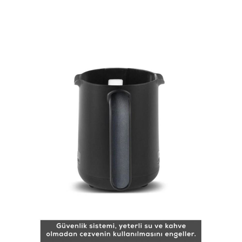Karaca Hatır Köz Shiny Black Wave Türk Kahve Makinesi Teşhir