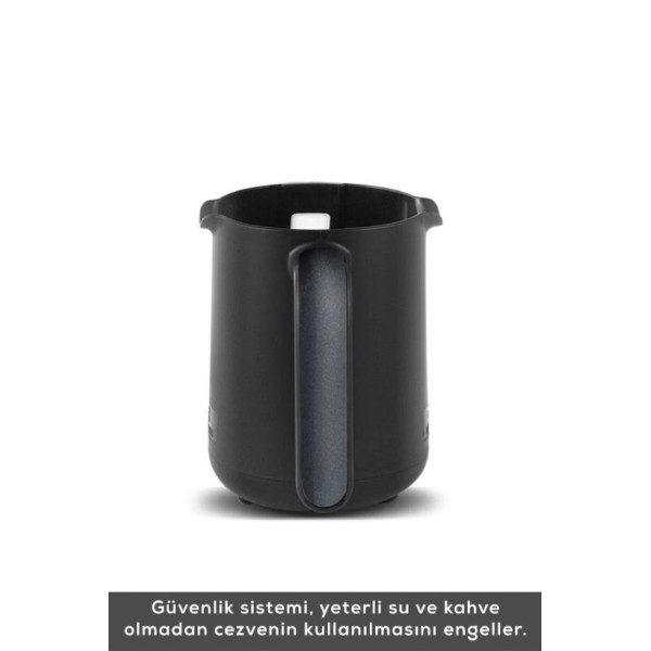 Karaca Hatır Köz Shiny Black Wave Türk Kahve Makinesi Teşhir