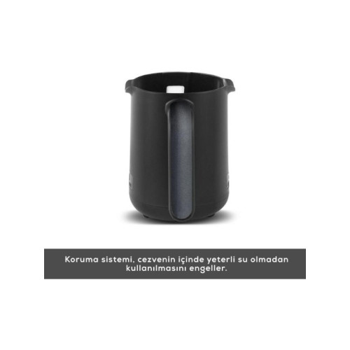 Karaca Hatır Köz Shiny Black Wave Türk Kahve Makinesi Outlet