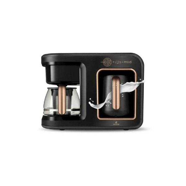 Karaca Hatır Plus Mod 5 in 1 Essential Filtre Kahve Makinesi Black Copper Outlet