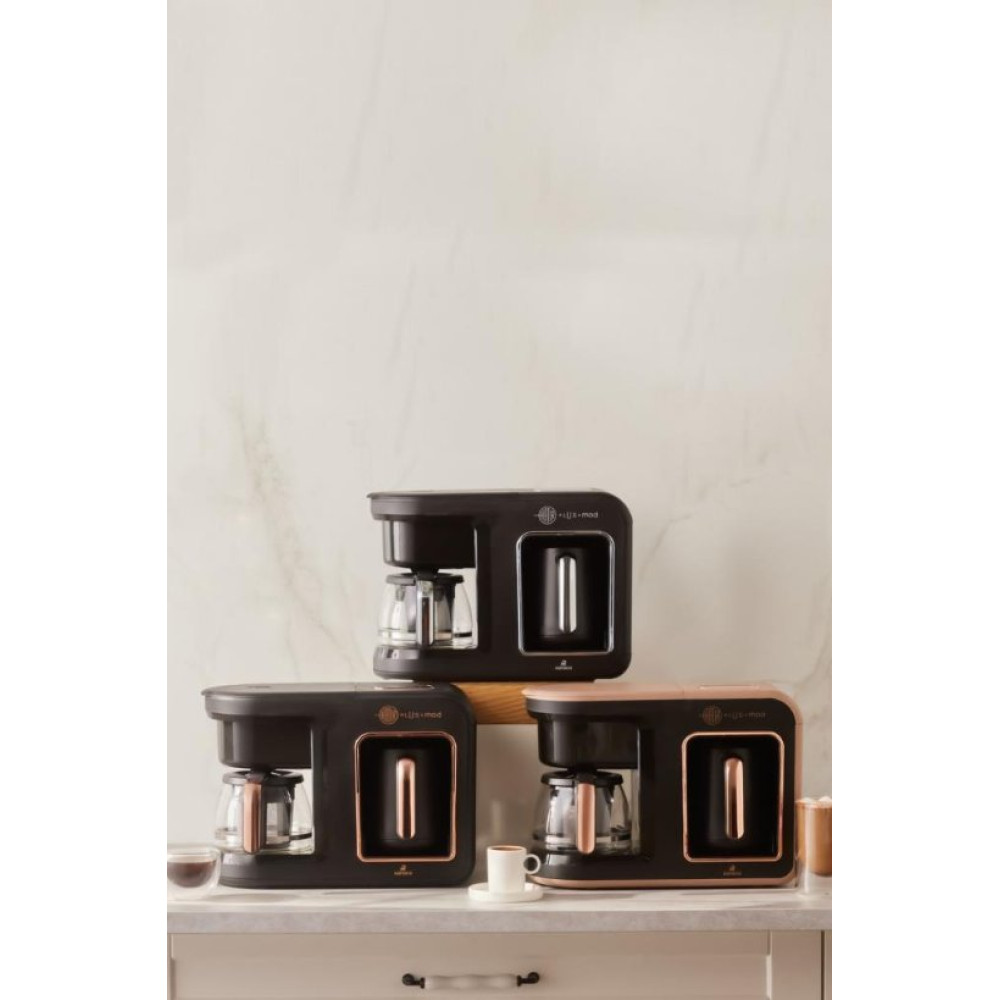 Karaca Hatır Plus Mod 5 in 1 Essential Filtre Kahve Makinesi Black Copper Outlet