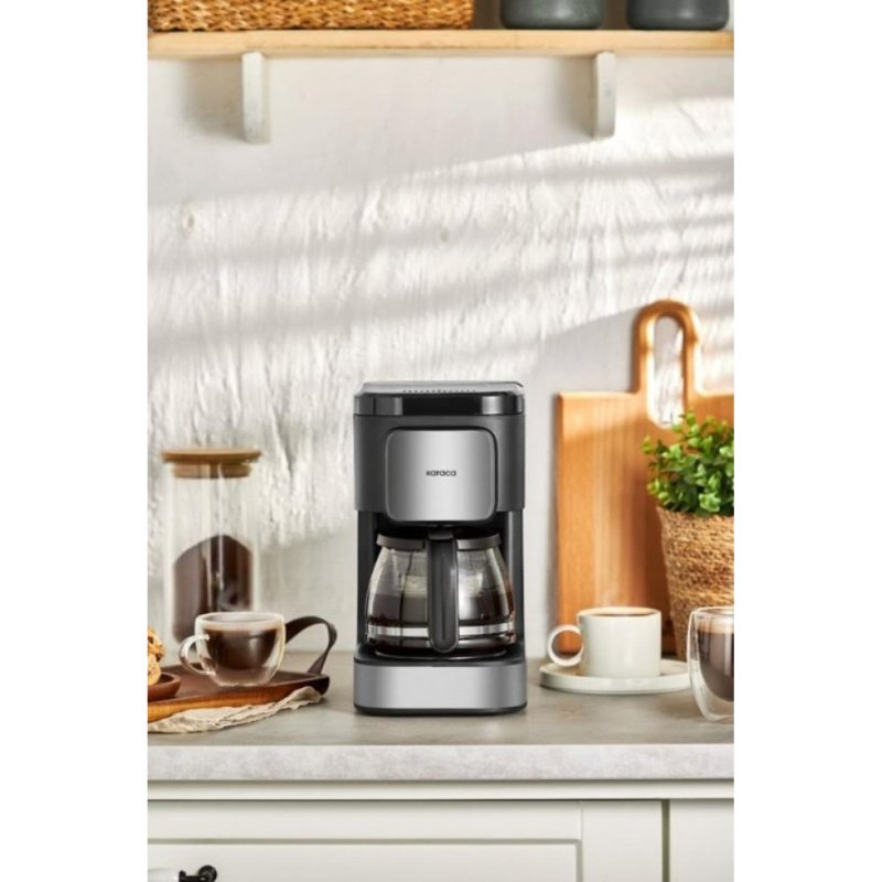Karaca Just Coffee Aroma 2in1 Inox Çay ve Filtre Kahve Makinesi Outlet