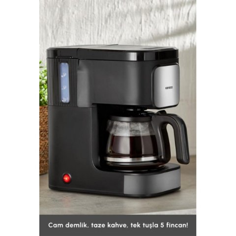 Karaca Just Coffee Aroma 2in1 Inox Çay ve Filtre Kahve Makinesi Outlet