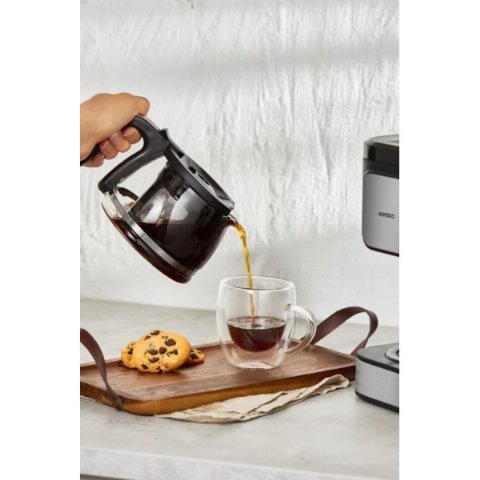 Karaca Just Coffee Aroma 2in1 Inox Çay ve Filtre Kahve Makinesi Teşhir
