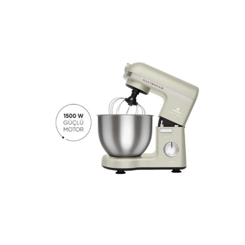 Karaca Mastermaid Chef 1500 W 5 lt Krem Stand Mikser Teşhir