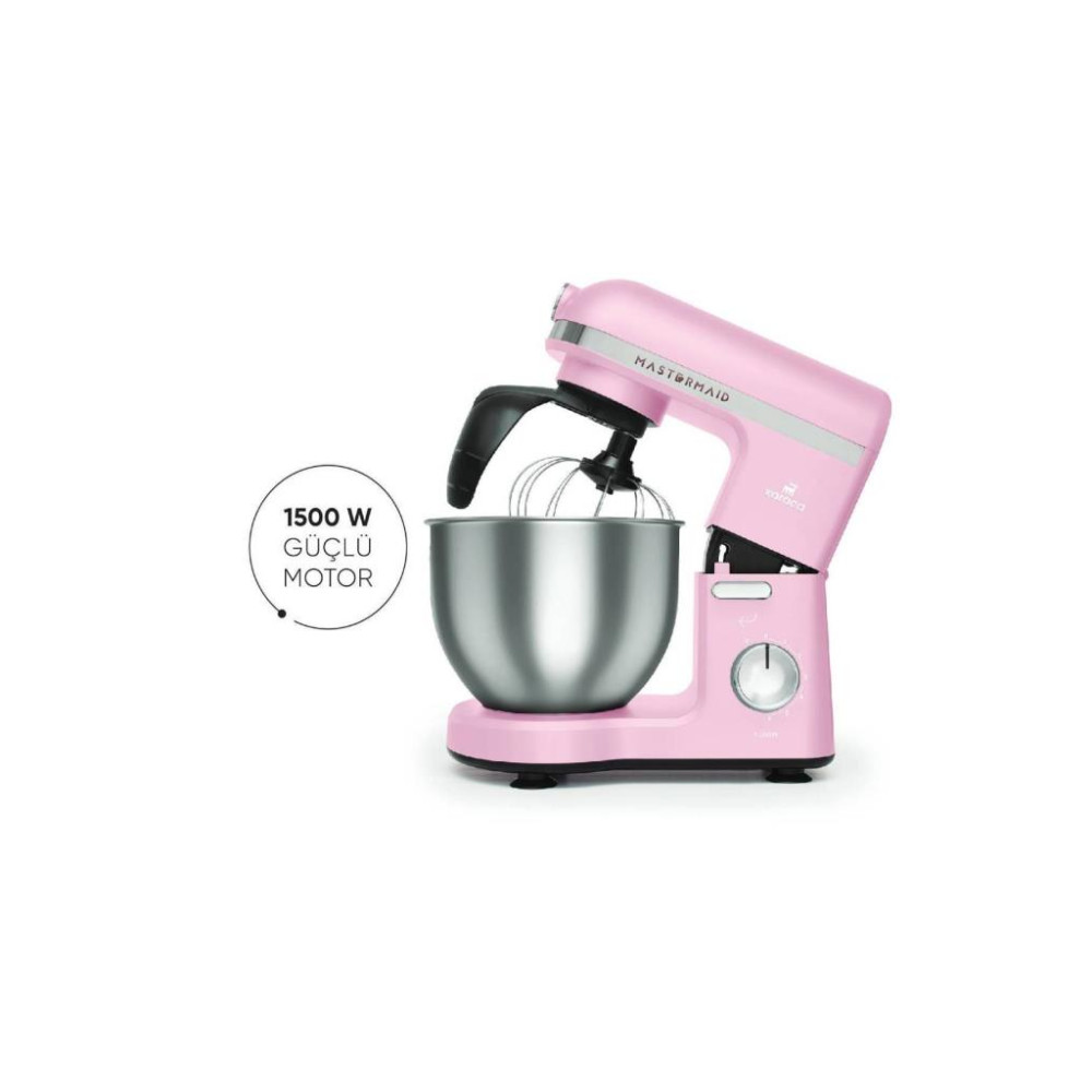 Karaca Mastermaid Chef Pro Çift Kollu 1500 W 5 lt Pink Mutfak Şefi Outlet