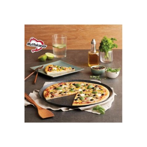 Karaca Mutfaksever Biogranit Grey 32 cm Pizza Tavası
