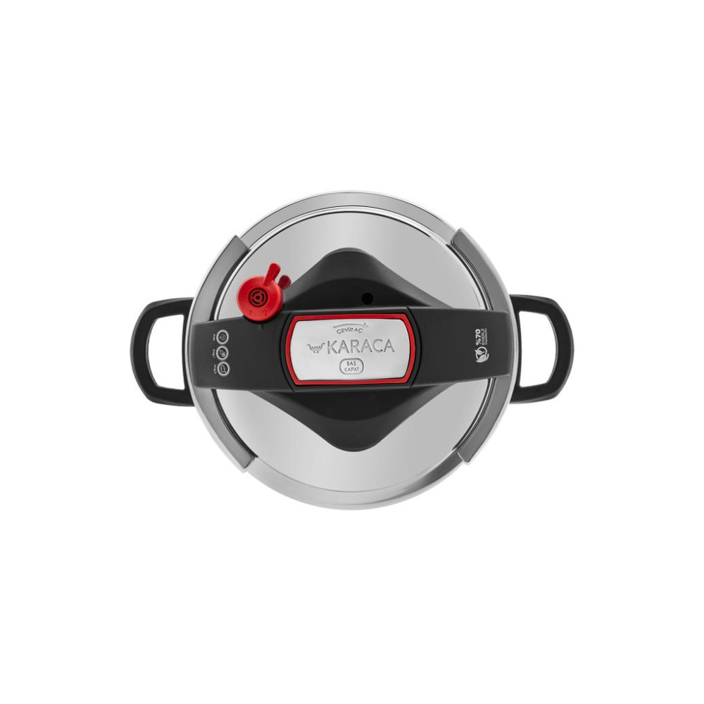 Karaca Perfect Red 4 lt + 6 lt Düdüklü Tencere Seti Outlet