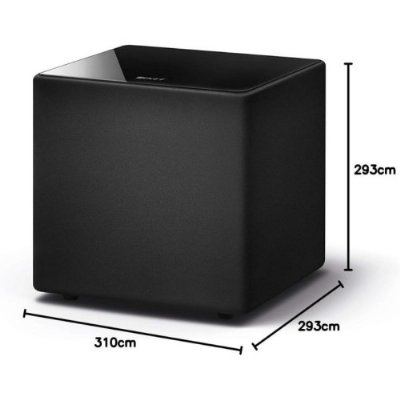 Kef Kube8B Aktif Subwoofer Siyah - Tek - Outlet 