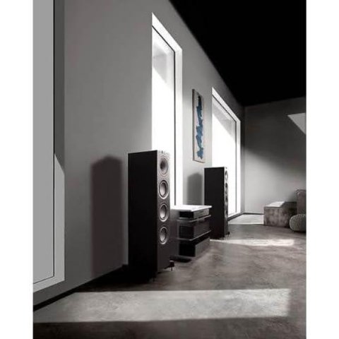 KEF Q750 Tek Kule Tipi Pasif Hifi Hoparlör Siyah - Outlet
