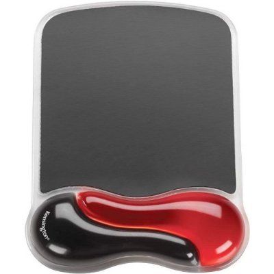 Kensington 62402 Duo Bilek Destekli Memory Foam Fare Pedi, Kırmızı/Siyah
