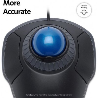 Kensington K72337EU Orbit Kablolu Optik İztopu, Kaydırma Halkalı