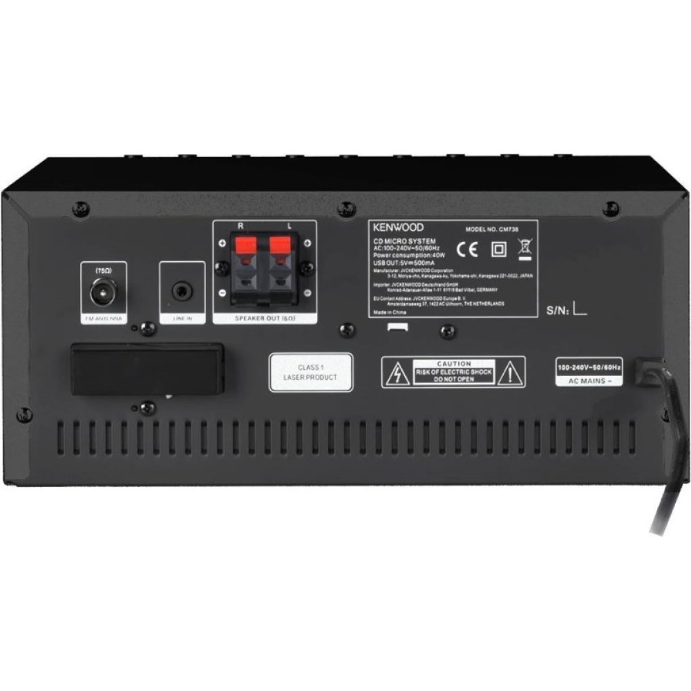Kenwood M-9000S-B Bluetooth Müzik Seti