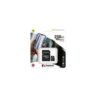 Kingston Canvas Select Plus SDCS2/256GB Class 10 U3 A1 V30 256 GB Micro SD Kart Outlet