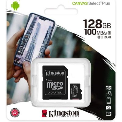 Kingston Canvas Select Plus SDCS2/128GB Class 10 U1 A1 V10 128 GB Micro SD Kart - Outlet