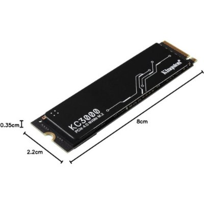 Kingston KC3000 SKC3000S/2048G PCI-Express 4.0 2 TB M.2 SSD Teşhir