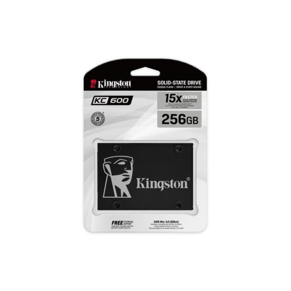 Kingston KC600 SKC600/256G SATA 3.0 2.5" 256 GB SSD Teşhir