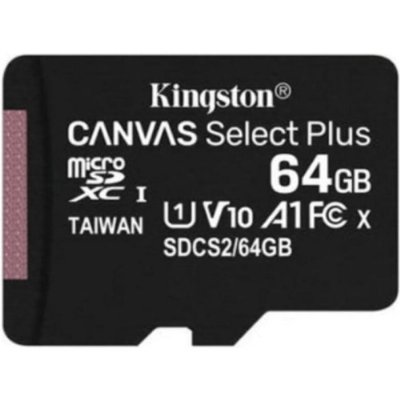 Kingston MicroSDXC Canvas Select Plus 64GB Hafıza Kartı SDCS2/64GB