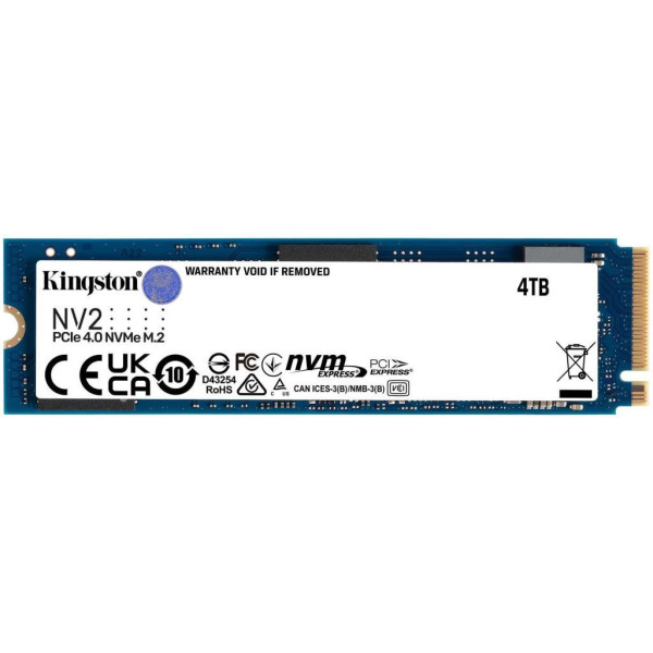 Kingston NV2 SNV2S/4000G PCI-Express 4.0 4 TB M.2 SSD Teşhir