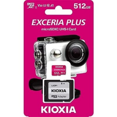 Kioxia Exceria Plus 512 GB 100 MB/s UHS-I LNPL1M512GG4 -  Outlet