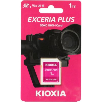 Kioxia Exceria Plus SD Card 1TB U3 V30 - Outlet
