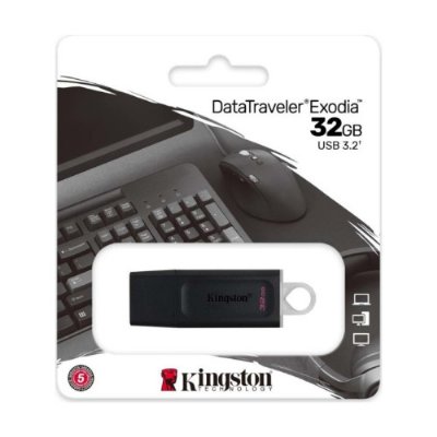 Kingston Exodia USB 3.2 Gen1 DTX/32GB 32 GB Flash Bellek 