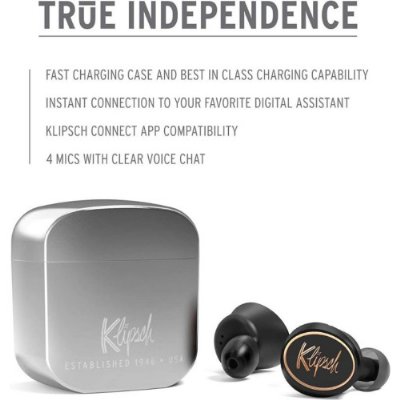Klipsch T5 True Wireless Kulakiçi Kulaklık Gümüş