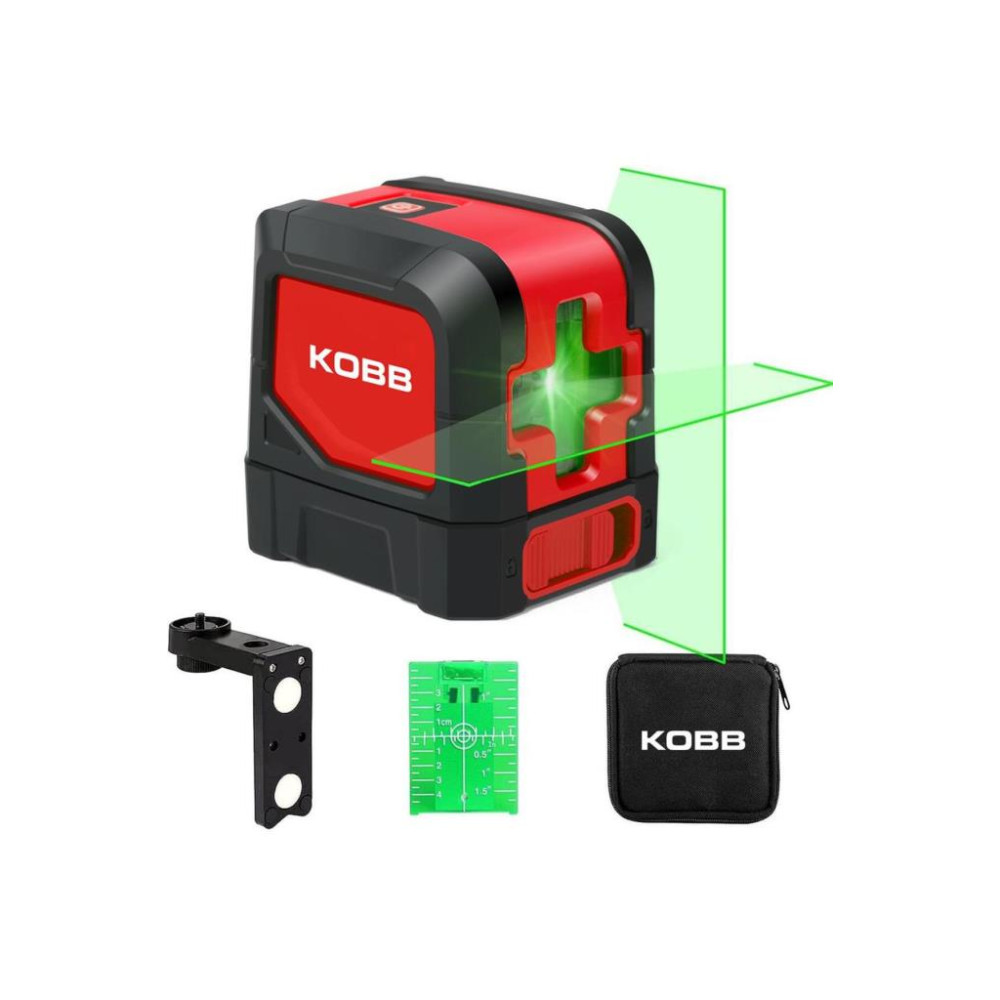 Kobb KBL91G 30 mt Profesyonel Yatay Dikey Otomatik Hizalamalı Yeşil Çapraz Çizgi Lazer Distomat