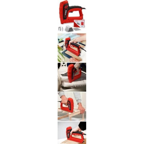 Kobb KBZ200 8-16 mm Zımba ve 15-16 mm Çivi Çakma Makinesi + 3000 Adet Yedek Zımba Ve Çivi Outlet