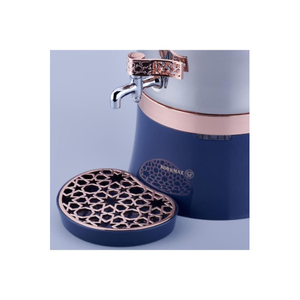 Korkmaz A843-01 Hanedan Inox Rosegold 2000 W Elektrikli Semaver Teşhir