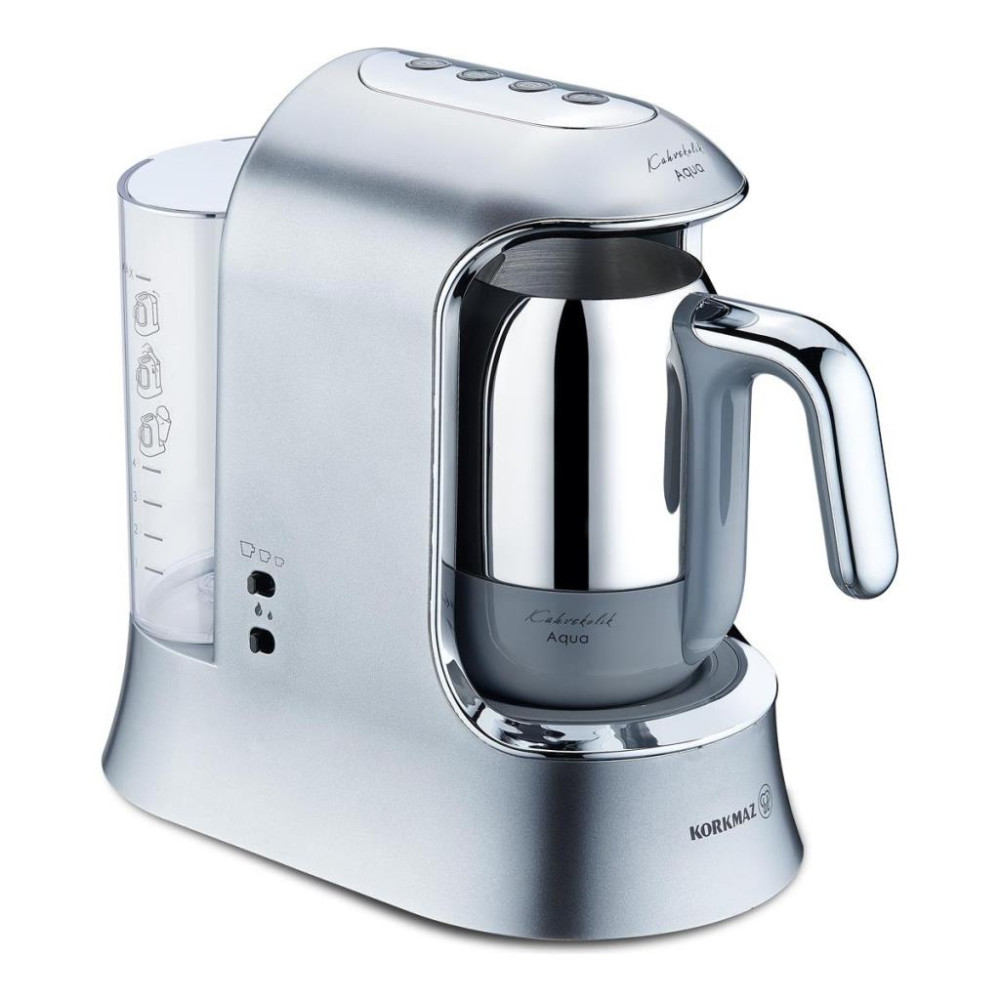 Korkmaz A862-05 Kahvekolik Aqua Inox Krom Türk Kahve Makinesi Teşhir