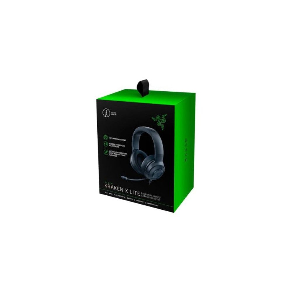 RAZER Kraken X Lite RZ04-02950100-R381 7.1 Surround Mikrofonlu Kablolu Gaming (Oyuncu) Kulaklık Teşhir