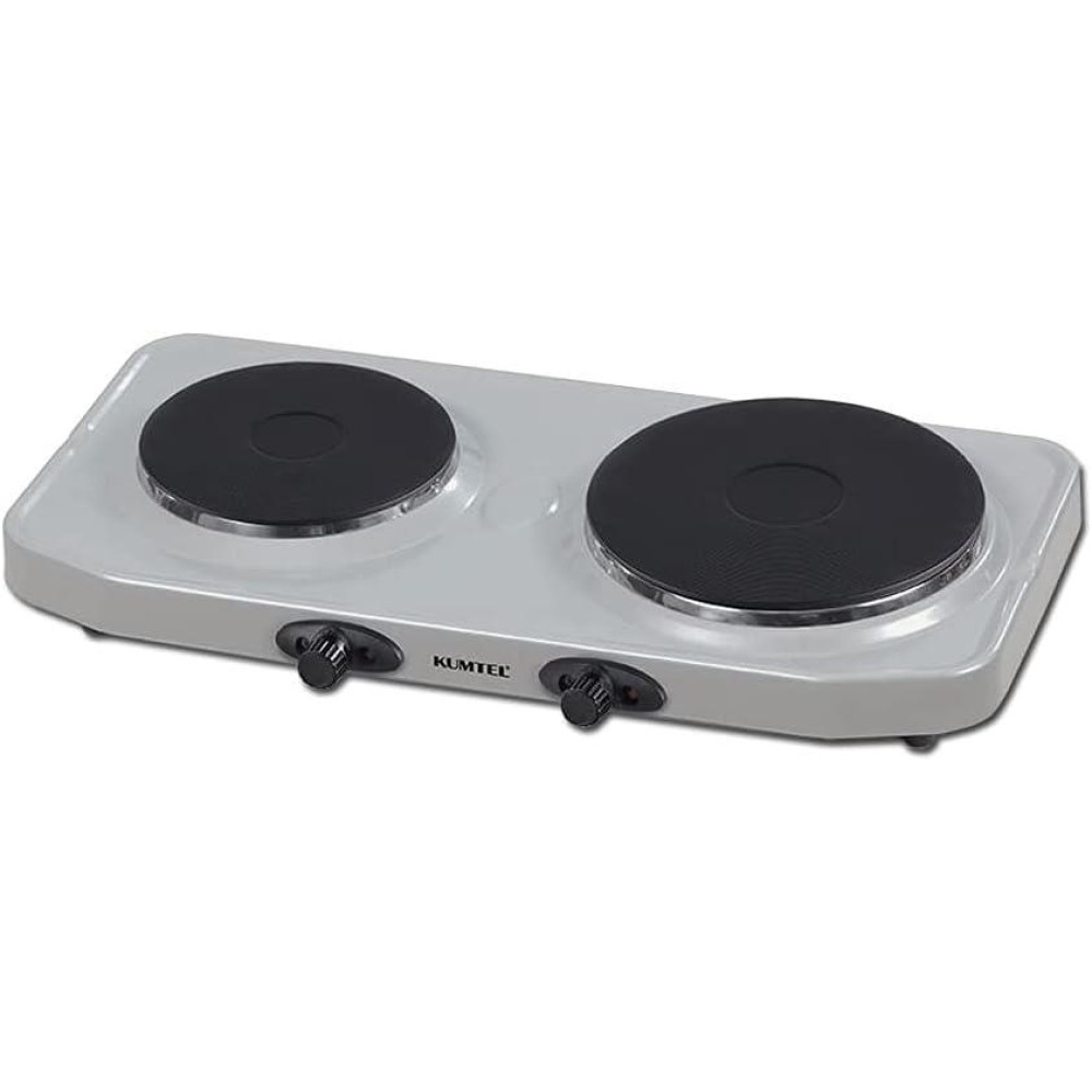 Kumtel LX-7021 Hotplate İkili Elektrikli Ocak, Ev Tipi, Demir, 2500W  Outlet