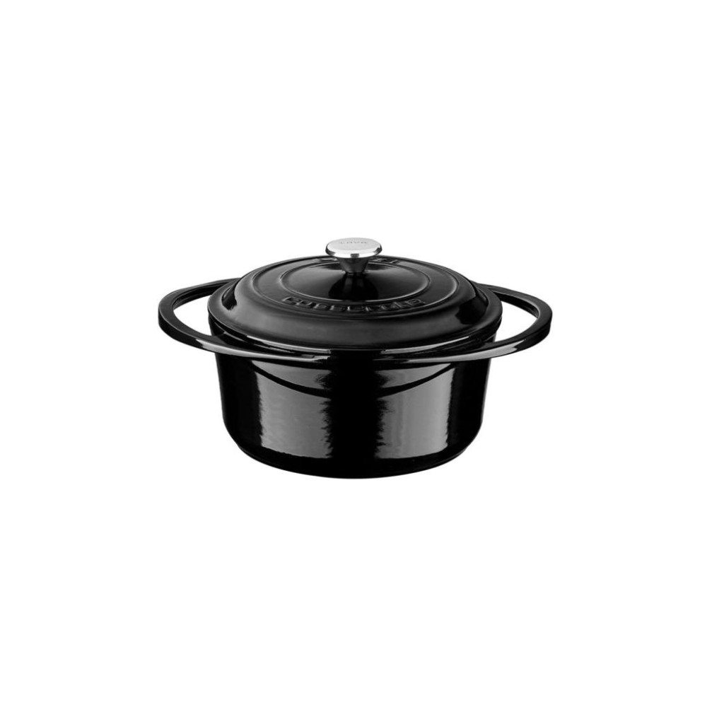 Lava Heritage Yuvarlak Siyah 20 cm Döküm Tencere